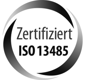 Logo Zertifizierung ISO 13485
